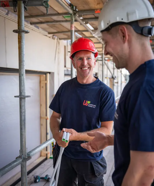 Werknemer Installatiebedrijfbakker